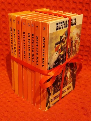 Bokpaket: Buffalo Bill 1-8 av William F. Cody - omslag