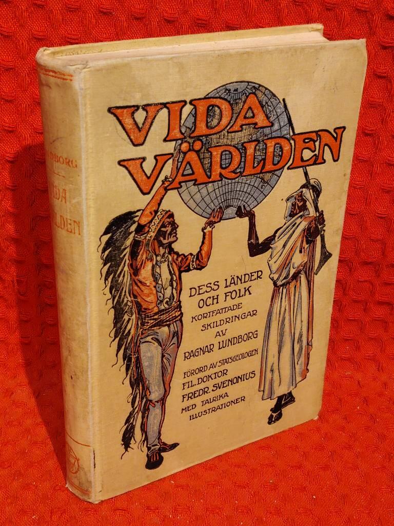 Vida Världen - dess länder och folk av Ragnar Lundborg - omslag
