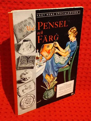 Med pensel och färg av Märta Adelsköld - omslag