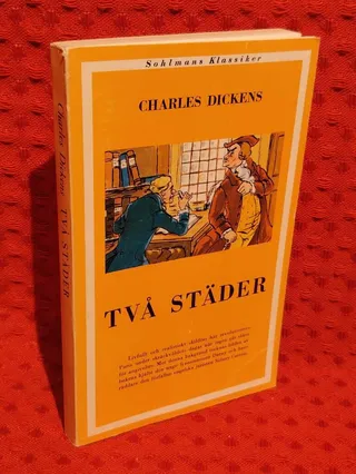 Två städer av Charles Dickens - omslag