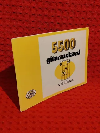 5500 Gitarrackord av Ulf G. Åhslund - omslag