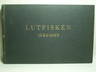 Lutfisken 1924-1929 - sex årsböcker i en volym av Hasse Zetterström - omslag