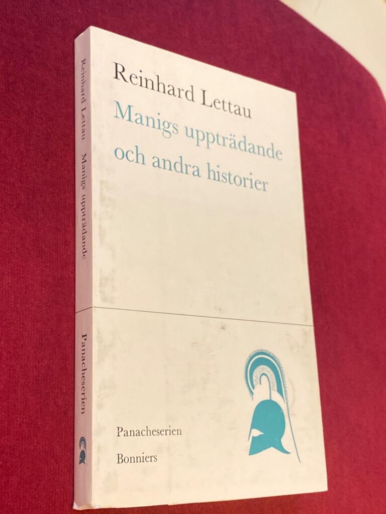 Manigs uppträdande och andra historier av Reinhard Lettau - omslag