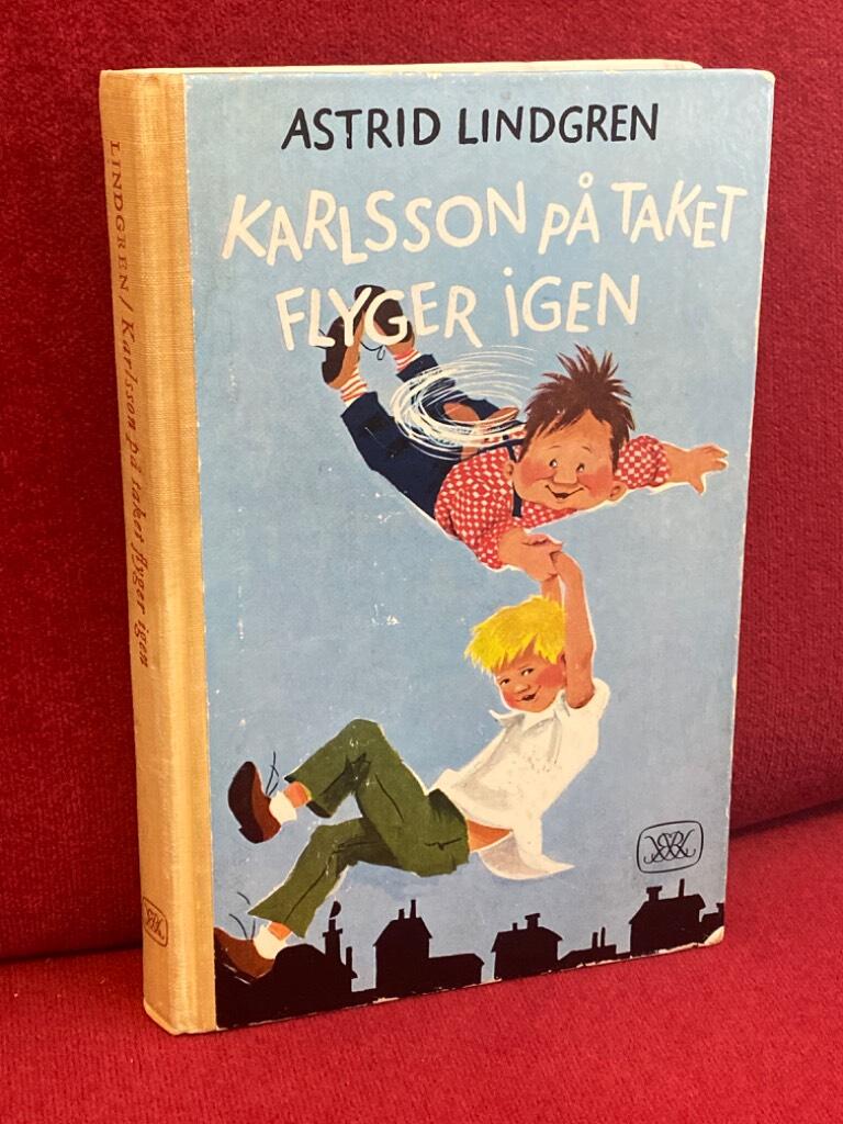 Karlsson på talet flyger igen av Astrid Lindgren - omslag