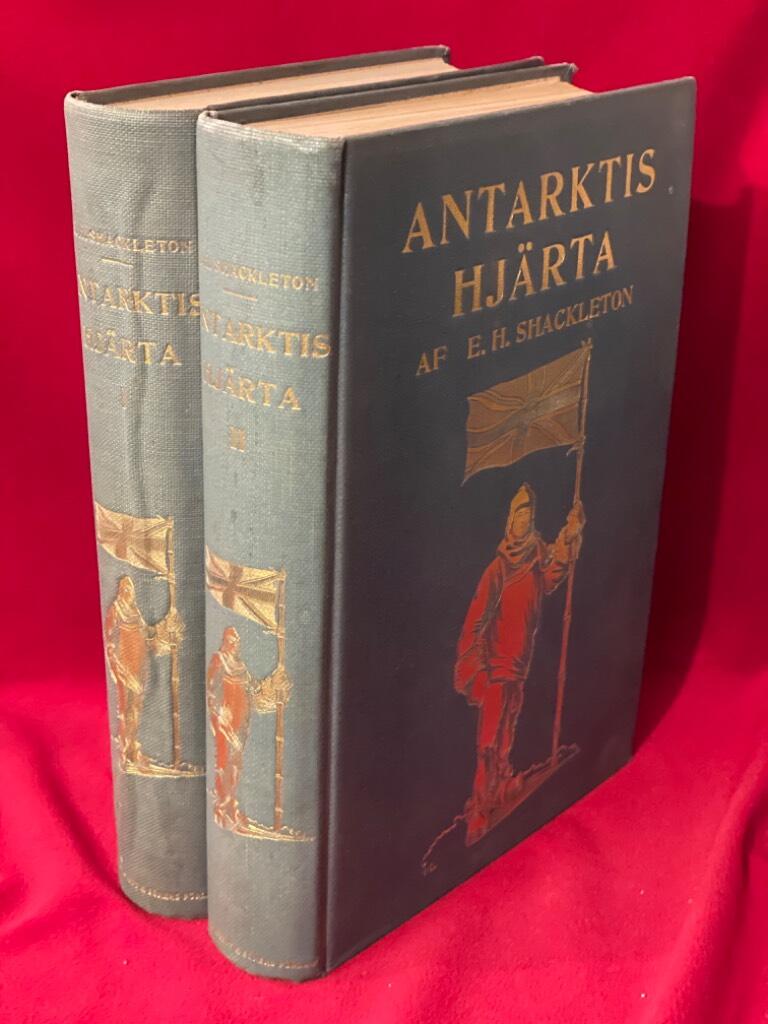 Antarktis hjärta av E. H. Shackleton - omslag