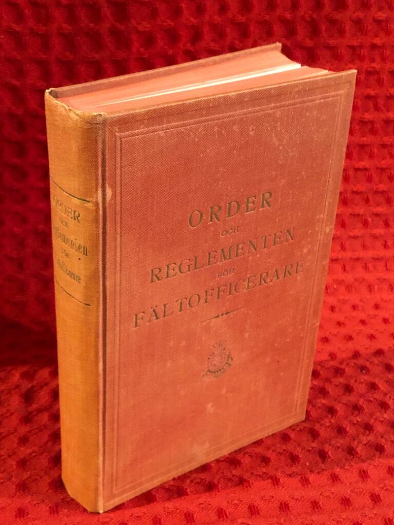 Order och reglementen för fältofficerare i Frälsningsarmén av William Booth - omslag