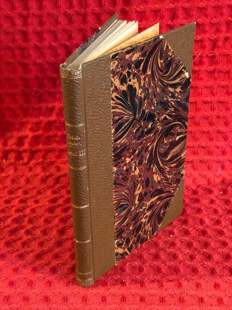 Gustaf III som dramatisk författare: Litteraturhistorisk studie av A. E. Friedlander - omslag