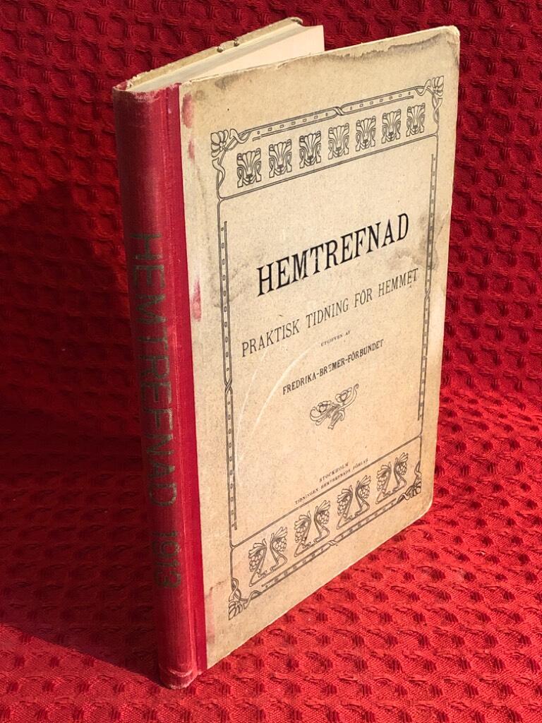 Hemtrefnad: Praktisk tidning för hemmet av Fredrika Bremer-förbundet - omslag