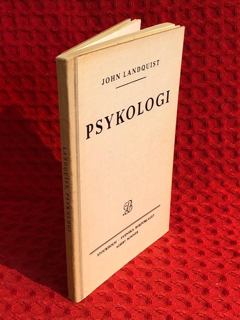 Psykologi av John Landquist - omslag