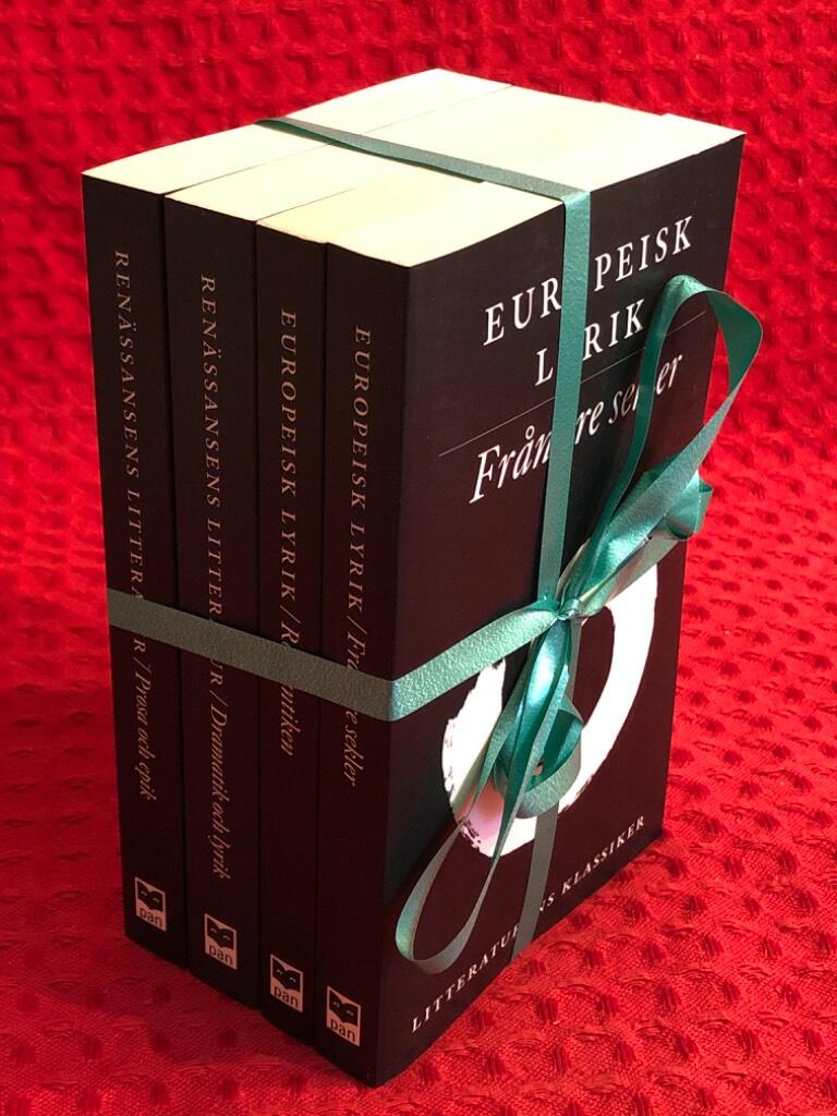 Bokpaket: 4 st om lyrik - omslag