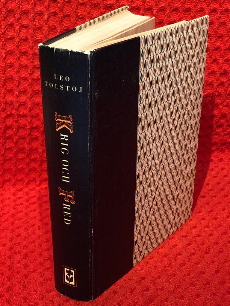Krig och fred av Leo Tolstoj - omslag