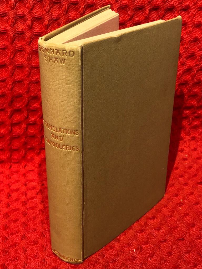Translations and tomfooleries av Bernard Shaw - omslag