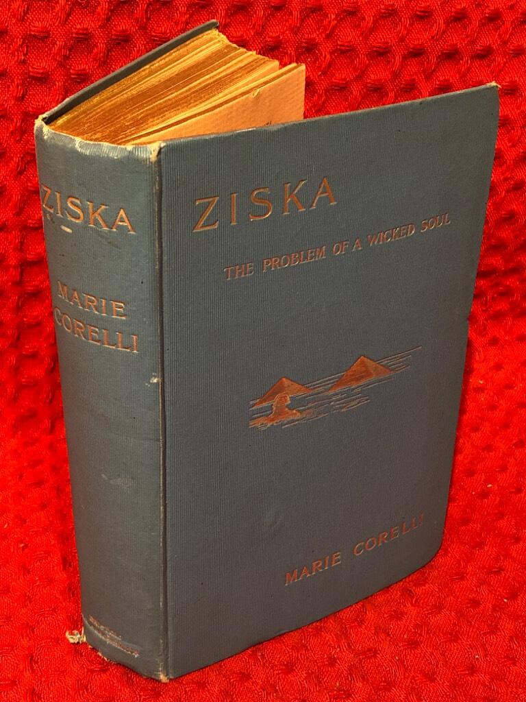 Ziska: The problem of a wicked soul av Marie Corelli - omslag