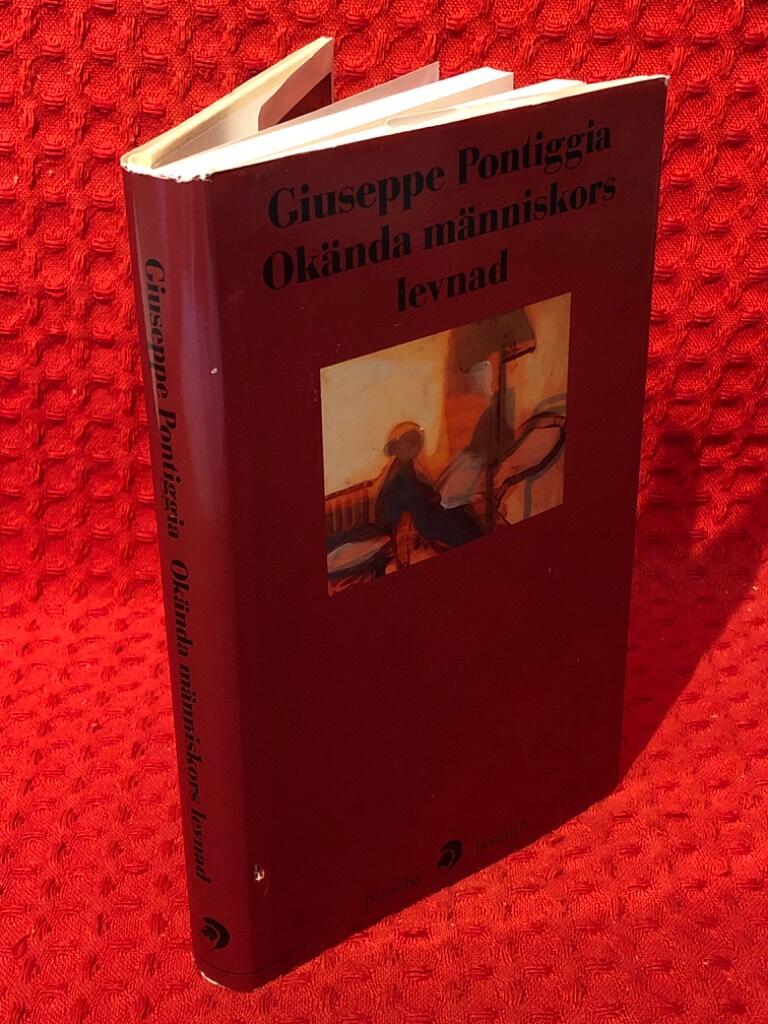 Okända människors levnad av Giuseppe Pontiggia - omslag