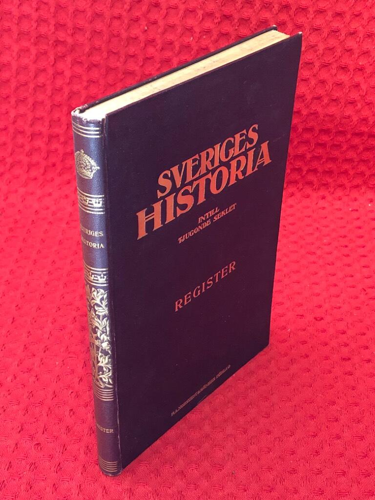Sveriges historia intill tjugonde seklet av Emil Hildebrand - omslag