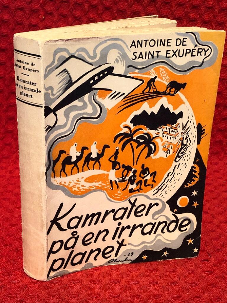 Kamrater på en irrande planet av Antoine de Saint-Exupéry - omslag