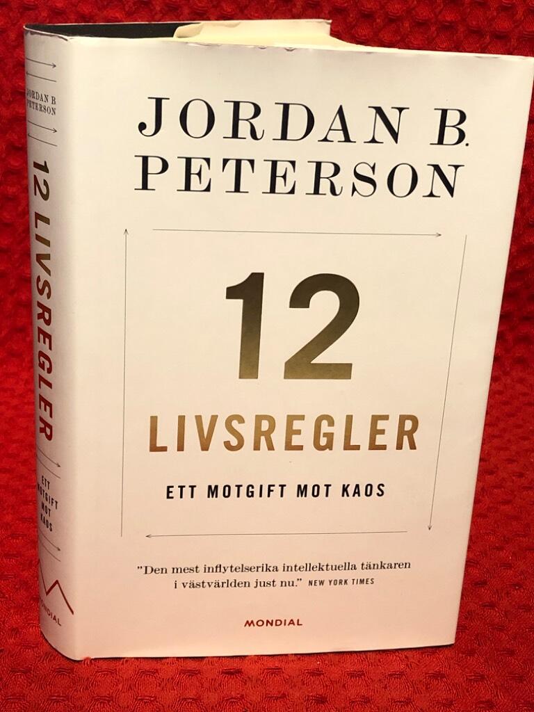 12 livsregler : ett motgift mot kaos av Jordan B. Peterson - omslag