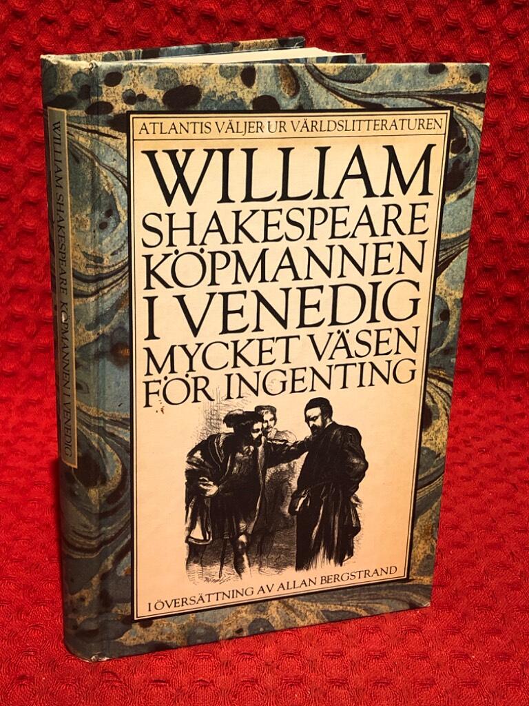 Köpmannen i Venedig - Mycket väsen för ingenting av William Shakespeare - omslag