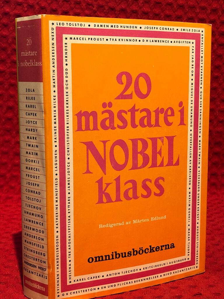 20 mästare i Nobelklass av Mårten Edlund - omslag