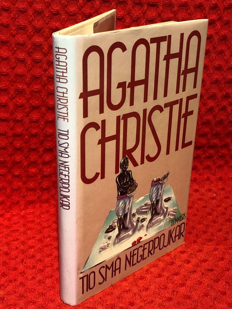 Tio små negerpojkar av Agatha Christie - omslag