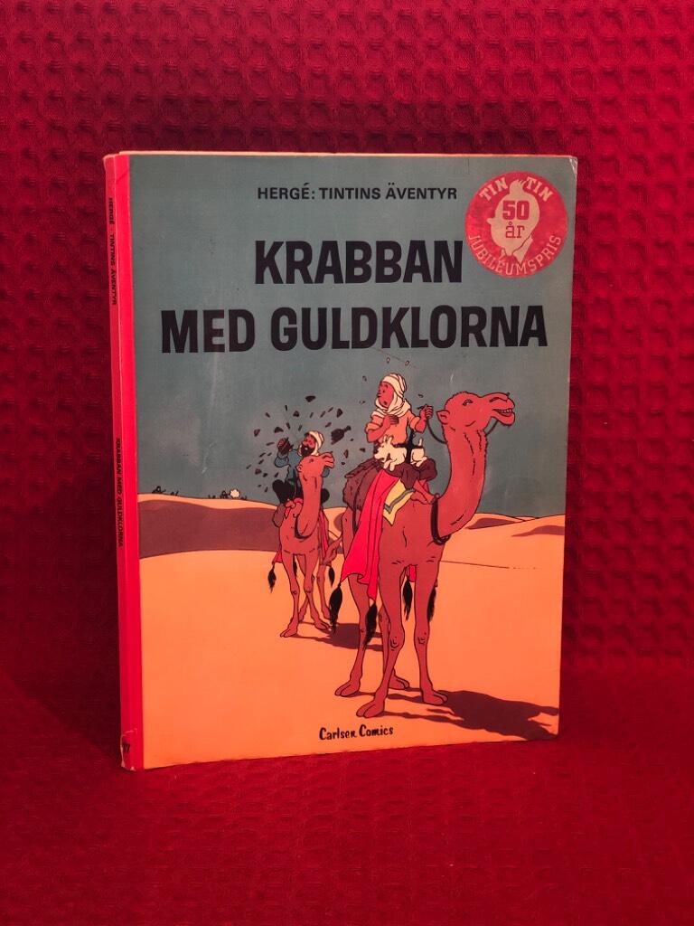 Krabban med guldklorna av Allan B. Hergé - Janzon - omslag
