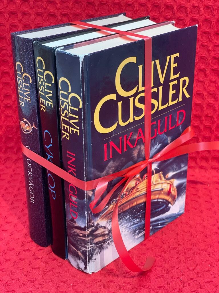 Bokpaket: 3 st av Clive Cussler av Clive Cussler - omslag