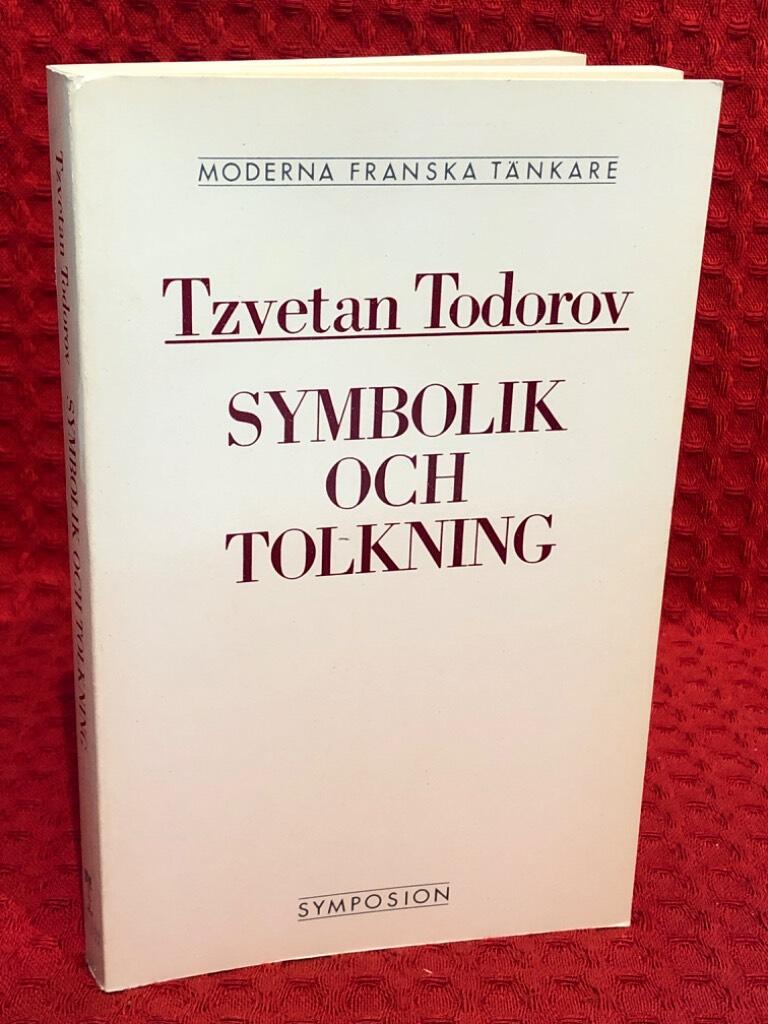 Symbolik och tolkning av Tzvetan Todorov - omslag