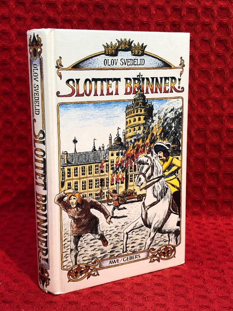 Slottet brinner! av Olov Svedelid - omslag