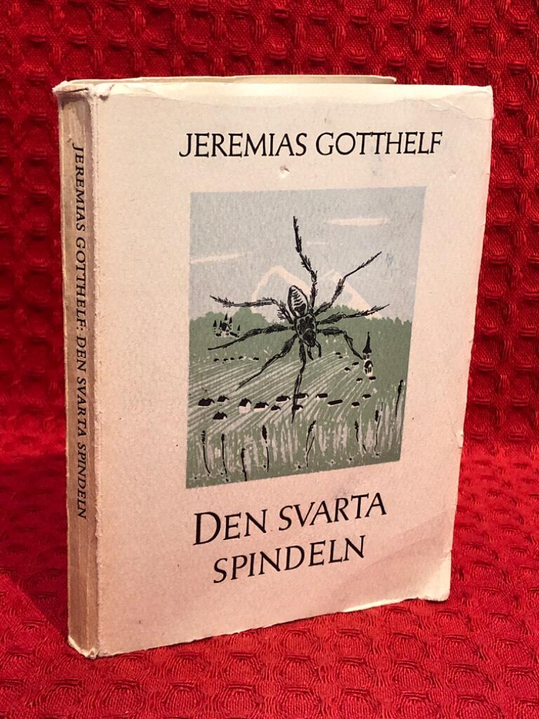 Den svarta spindeln av Jeremias Gotthelf - omslag