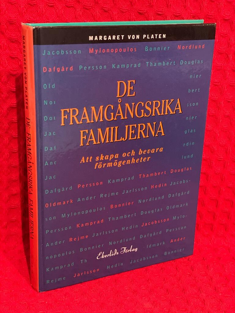 De framgångsrika familjerna av Margaret von Platen - omslag