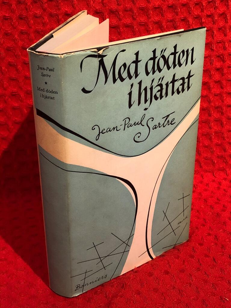 Med döden i hjärtat av Jean-Paul Sartre - omslag