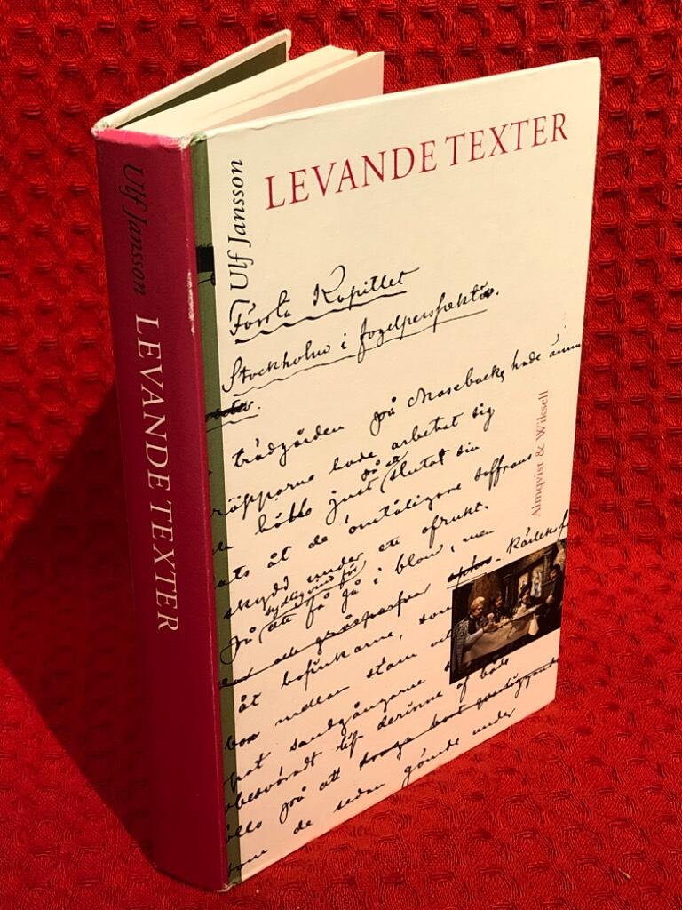 Levande texter av Ulf Jansson - omslag