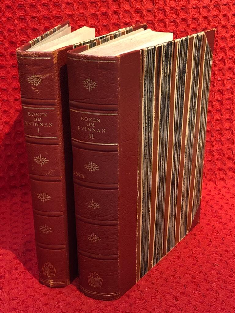 Boken om kvinnan del I-II av Dr. Gunnar Dahlberg - Dr. S. A. Gammeltoft - omslag