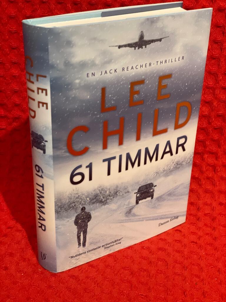 61 timmar av Lee Child - omslag