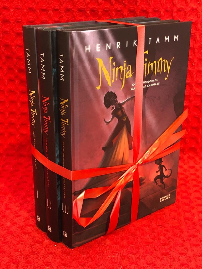 Bokpaket: 3st Ninja Timmy av Henrik Tamm - omslag