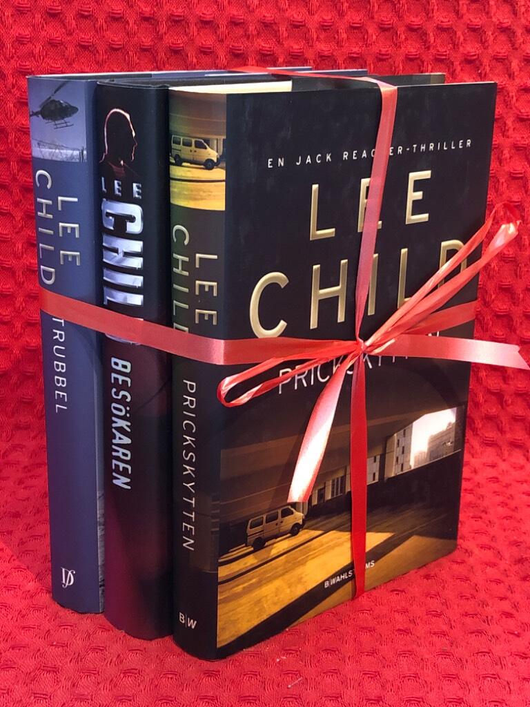 Bokpaket: 3st Lee Child böcker av Lee Child - omslag
