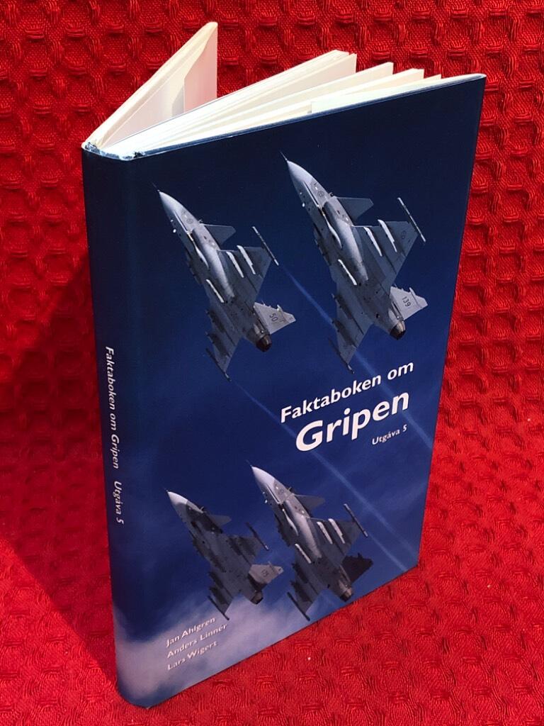 Faktaboken om Gripen av Jan Ahlgren - omslag