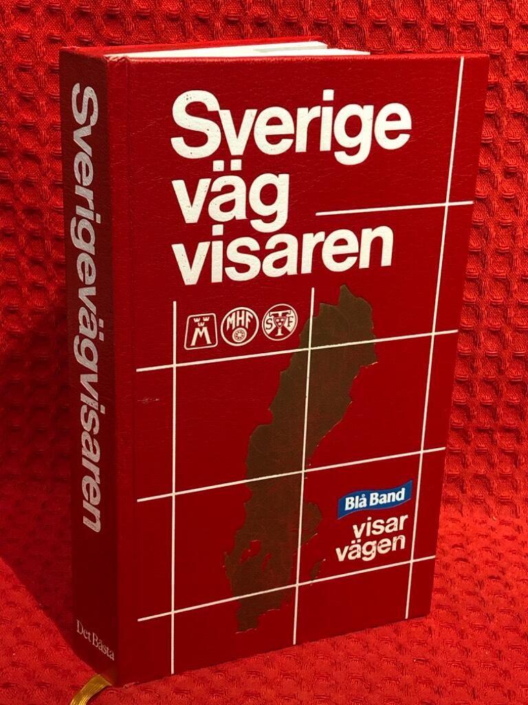 Sverige vägvisaren [Kartografiskt material] av Olof Thaning - omslag