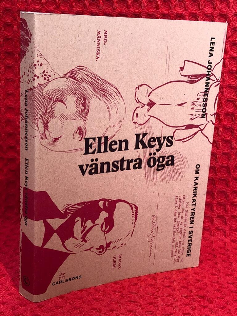 Ellen Keys vänstra öga : om karikatyren i Sverige av Lena Johannesson - omslag