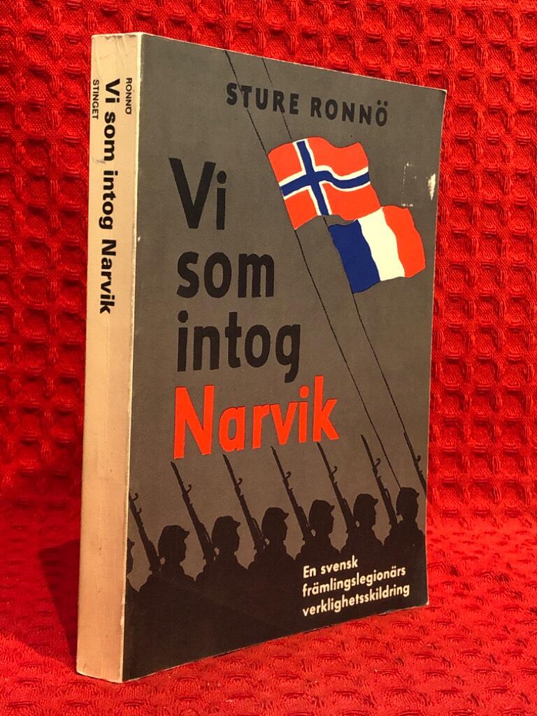 Vi som intog Narvik av Sture Ronnö - omslag