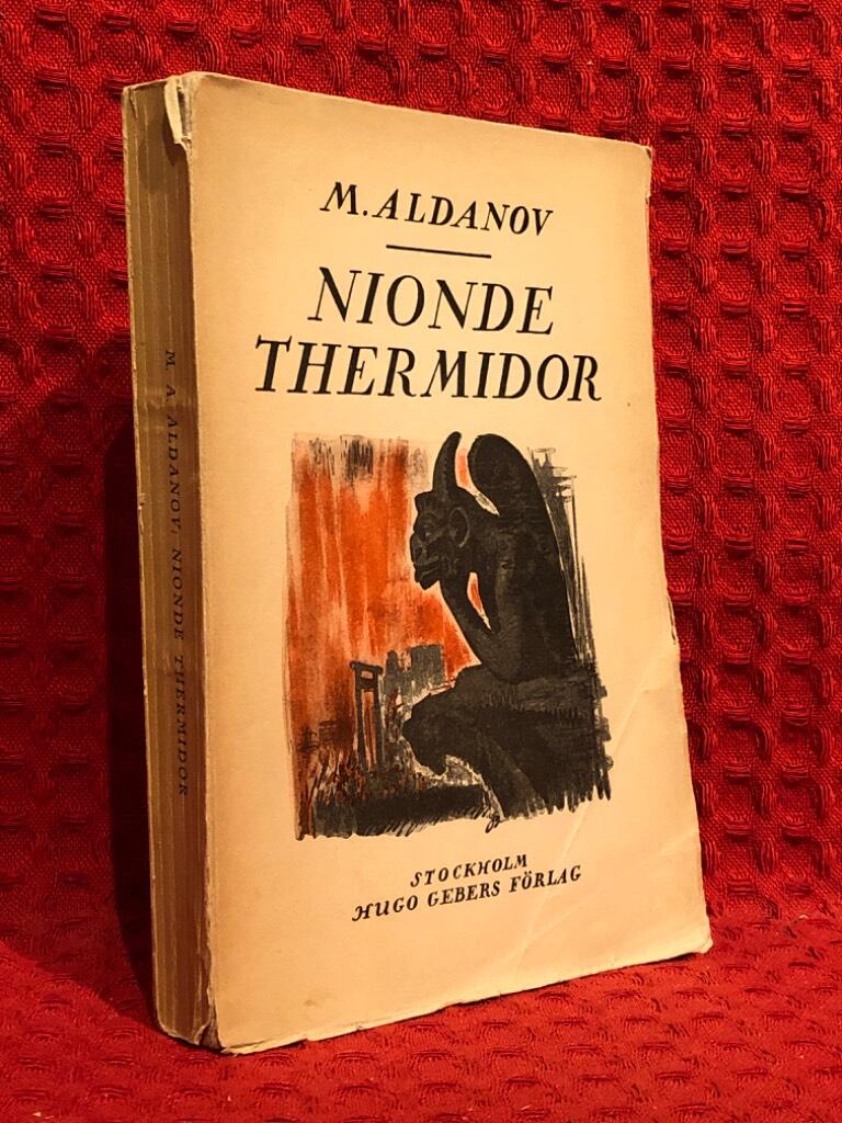 Nionde thermidor av M A Aldanov - omslag