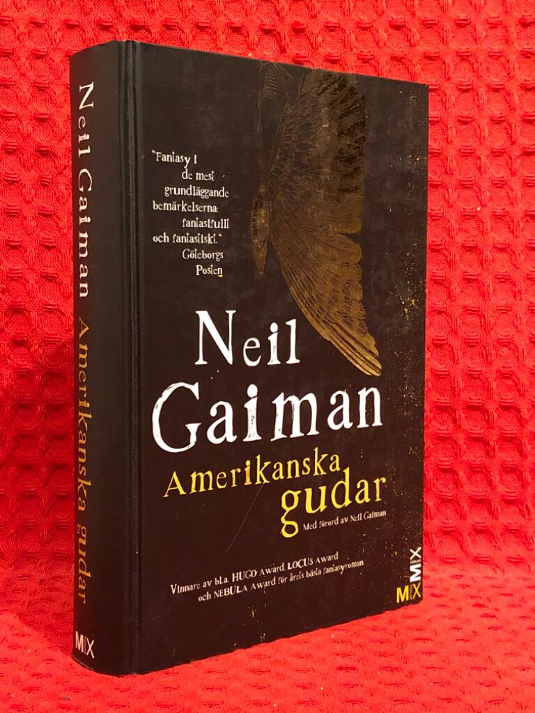 Amerikanska gudar av Neil Gaiman - omslag
