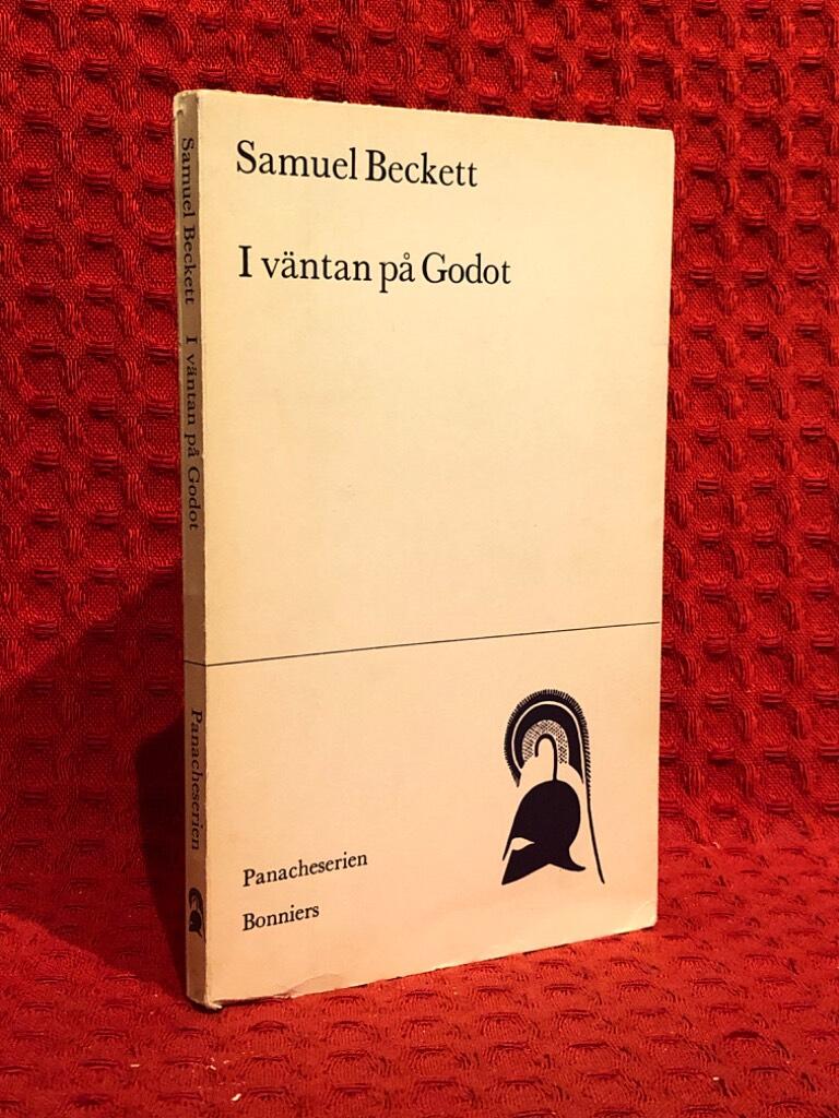 I väntan på Godot av Samuel Beckett - omslag