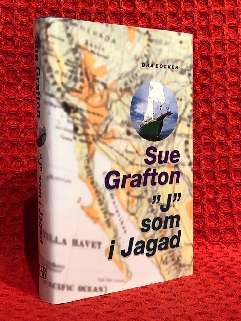 "J" som i jagad av Sue Grafton - omslag