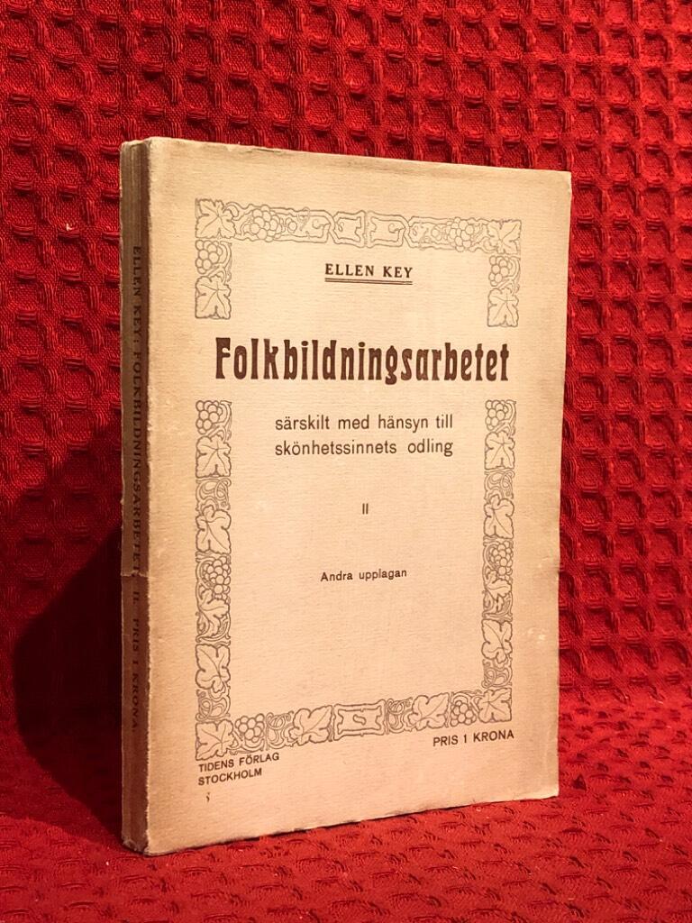 Folkbildningsarbetet av Ellen Key - omslag