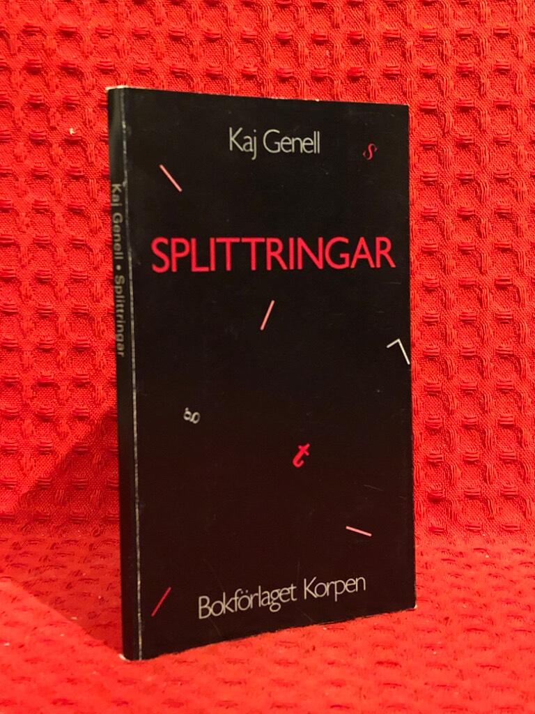 Splittringar av Kaj Genell - omslag