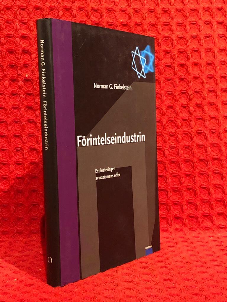 Förintelseindustrin av Norman G Finkelstein - omslag