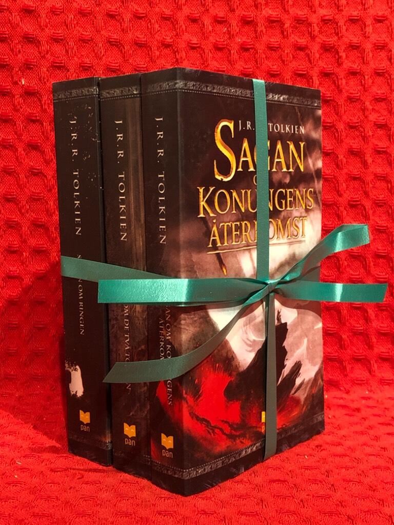 Bokpaket: 3st Sagan om ringen av J R R Tolkien - omslag