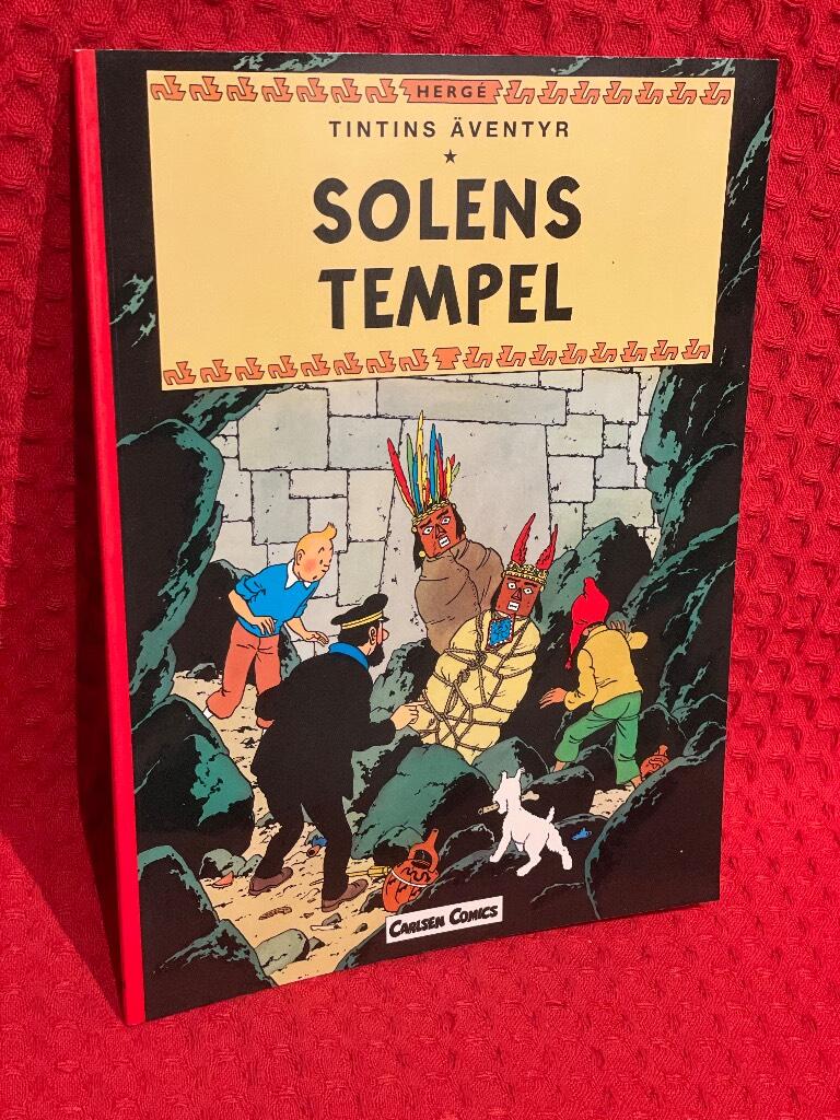 Solens tempel av Hergé - omslag