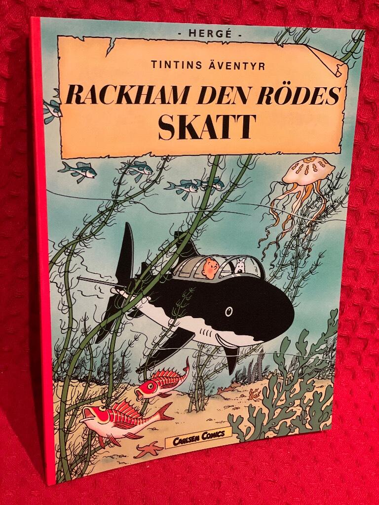 Rackham den rödes skatt av Hergé - omslag